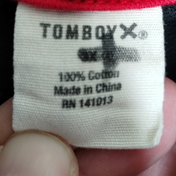 TomBoyX French Terry Zip Up Hoodie Black with Kapow! Size 3X - Picture 6 of 7